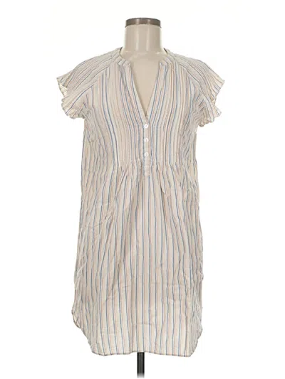 Pre-owned Veronica Beard Casual Dress In White