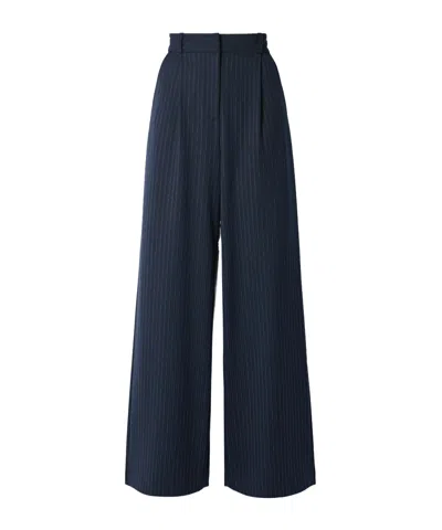 Veronica Beard Casual Pants With Belt Loops In Blue