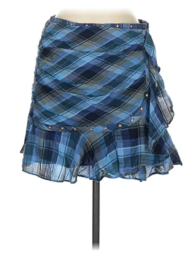 Pre-owned Veronica Beard Casual Skirt In Blue