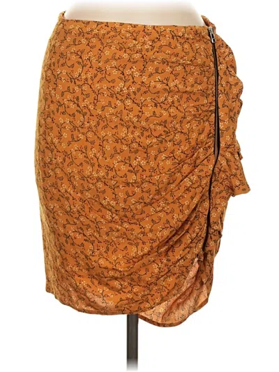 Pre-owned Veronica Beard Casual Skirt In Orange