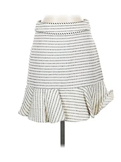 Pre-owned Veronica Beard Casual Skirt In White