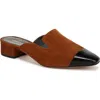 Veronica Beard Women's Cecile Mule Flats In Caramel/ Black