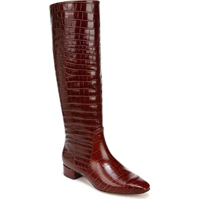 VERONICA BEARD VERONICA BEARD CECILE CROC EMBOSSED KNEE HIGH BOOT