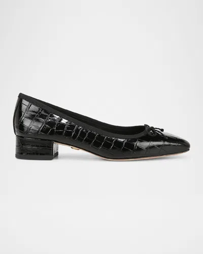 Veronica Beard Cecile Square Toe Pump In Black