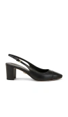 Veronica Beard Cecile Cap Toe Slingback Pump In Black