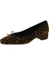 Veronica Beard Cecile Ballet Pump In Leopard In Multi