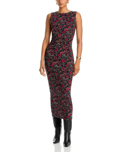 Veronica Beard Charissa Sleeveless Cotton Blend Dress In Multi
