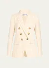 Veronica Beard Charleston Dickey Jacket In Ecru/deep Ochre