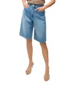 Veronica Beard Charlotte Denim Bermuda Shorts