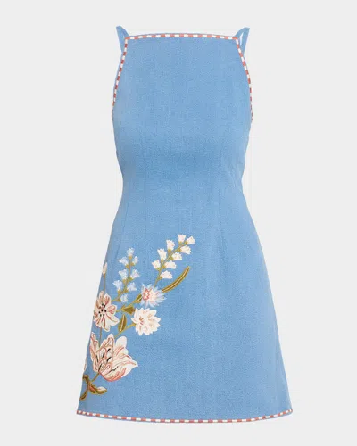 Veronica Beard Chester Dress In Blue