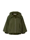 Veronica Beard Circe Faille Bubble Jacket In Green
