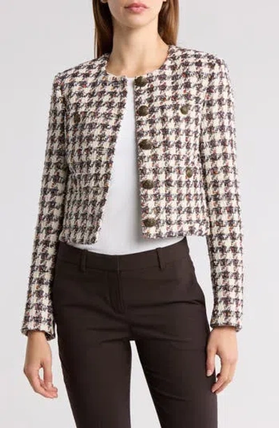 Veronica Beard Cirtane Tweed Jacket In Ecru Multi
