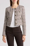 Veronica Beard Cirtane Tweed Jacket In Ecru Multi