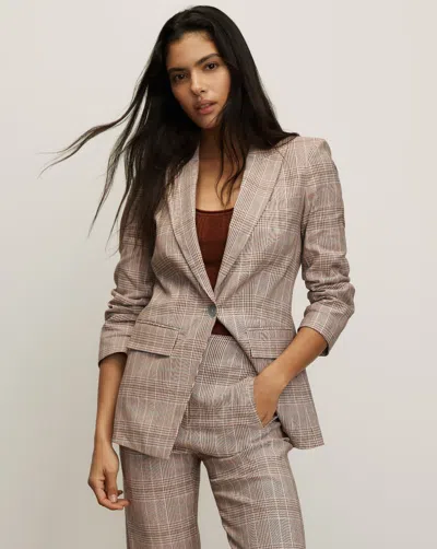 Veronica Beard Clayton Plaid Dickey Jacket