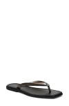 Veronica Beard Clea Flip Flop In Black