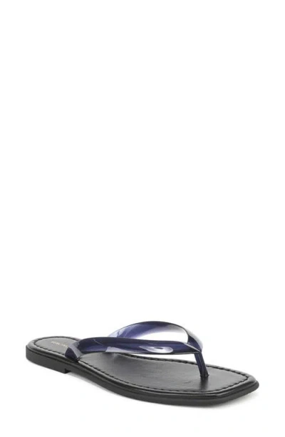 Veronica Beard Clea Flip Flop In Black