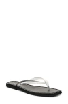 Veronica Beard Clea Flip Flop In Clear
