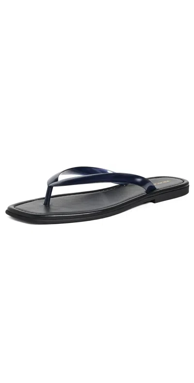Veronica Beard Clea Jelly Sandals Navy In Blue