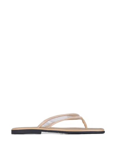Veronica Beard Clear Strap Sandals In Neutral