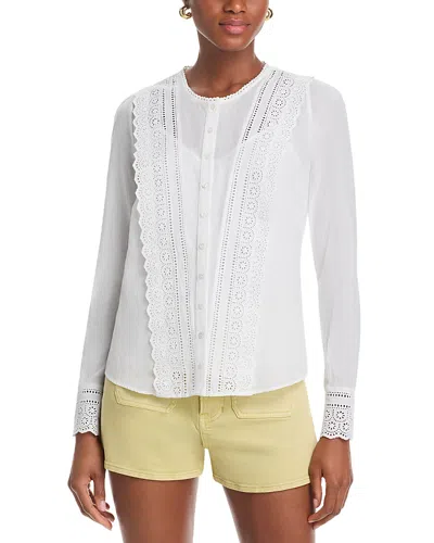 Veronica Beard Clermont Blouse In White