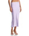 Veronica Beard Clover Midi Skirt In Soft Lilac
