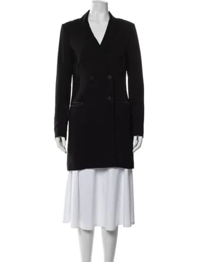 Pre-owned Veronica Beard Coat In Black