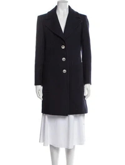 Pre-owned Veronica Beard Coat In Blue