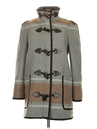 Pre-owned Veronica Beard Coat In Gray