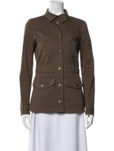 Pre-owned Veronica Beard Coat In Green