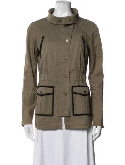 Pre-owned Veronica Beard Coat In Green