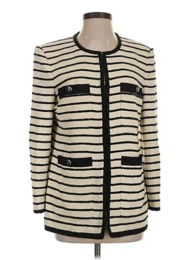 Pre-owned Veronica Beard Coat In Ivory