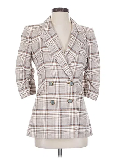 Pre-owned Veronica Beard Coat In Ivory