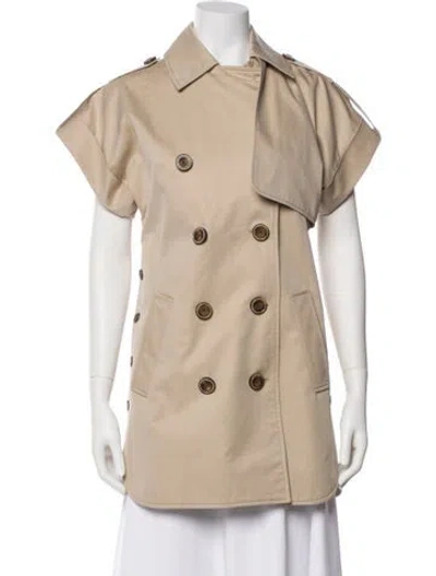 Pre-owned Veronica Beard Coat In Neutral