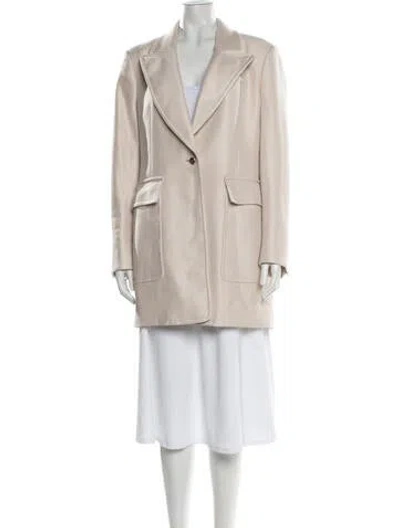 Pre-owned Veronica Beard Coat In Neutrals
