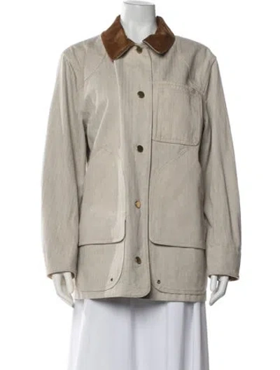 Pre-owned Veronica Beard Coat In Neutrals