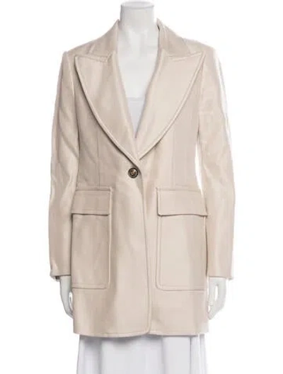 Pre-owned Veronica Beard Coat In Neutrals