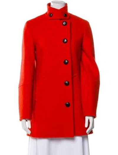 Pre-owned Veronica Beard Coat In Orange