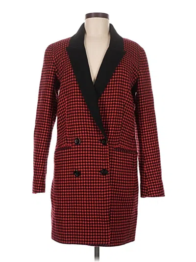 Pre-owned Veronica Beard Coat In Red
