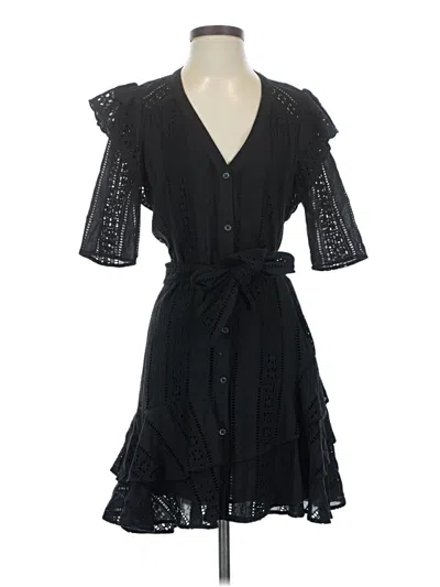 Pre-owned Veronica Beard Cocktail Dress In Black