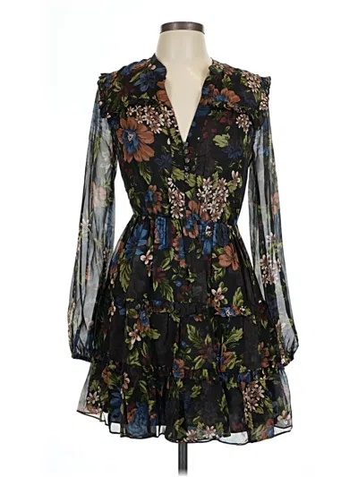 Pre-owned Veronica Beard Cocktail Dress In Black