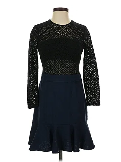 Pre-owned Veronica Beard Cocktail Dress In Black