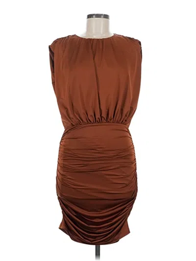Pre-owned Veronica Beard Cocktail Dress In Brown