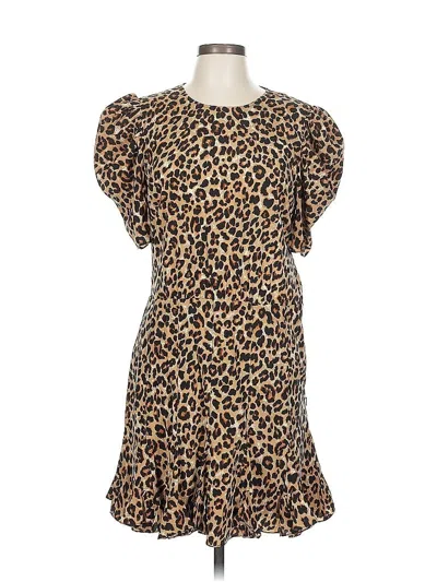 Pre-owned Veronica Beard Cocktail Dress In Brown