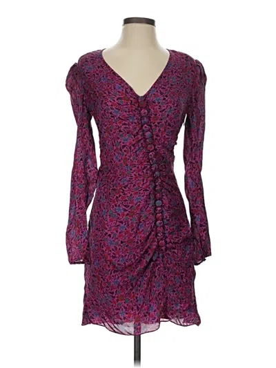 Pre-owned Veronica Beard Cocktail Dress In Purple