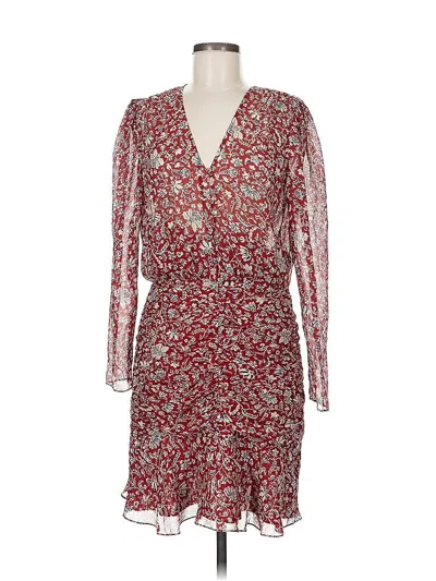 Pre-owned Veronica Beard Cocktail Dress In Red