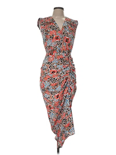 Pre-owned Veronica Beard Cocktail Dress In Red