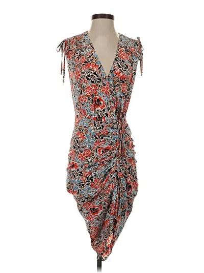 Pre-owned Veronica Beard Cocktail Dress In Red
