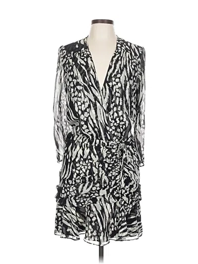 Pre-owned Veronica Beard Cocktail Dress In Silver