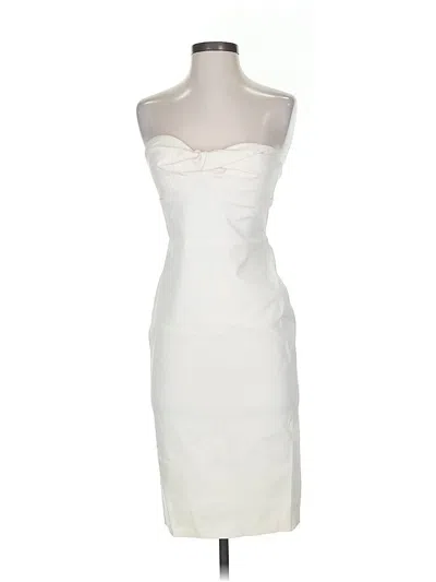 Pre-owned Veronica Beard Cocktail Dress In White