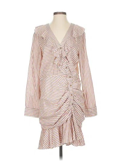 Pre-owned Veronica Beard Cocktail Dress In White